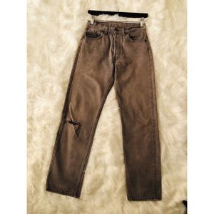 Levi's Brown Straight Leg Jeans